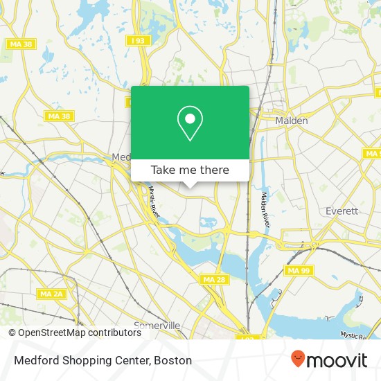 Mapa de Medford Shopping Center