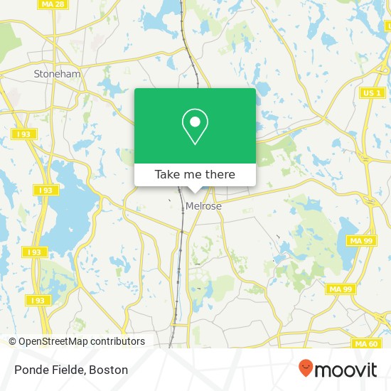 Ponde Fielde map