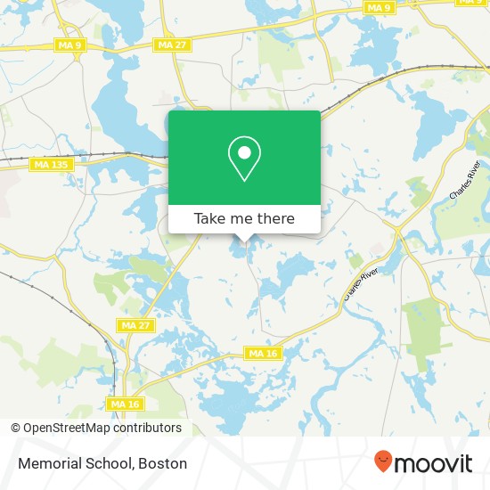 Mapa de Memorial School