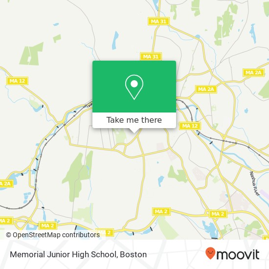 Memorial Junior High School map