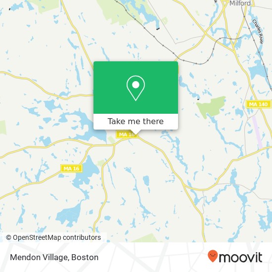 Mendon Village map