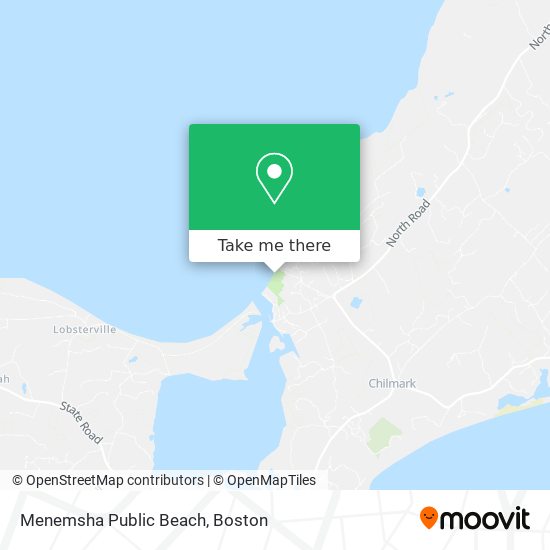 Menemsha Public Beach map