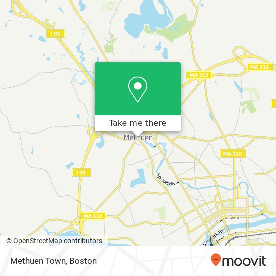 Methuen Town map