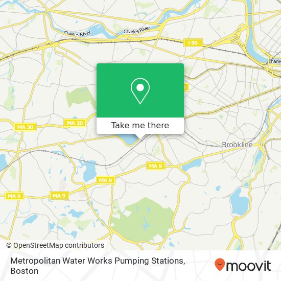 Mapa de Metropolitan Water Works Pumping Stations