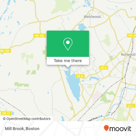 Mill Brook map