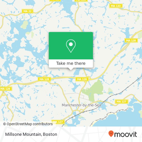 Mapa de Millsone Mountain