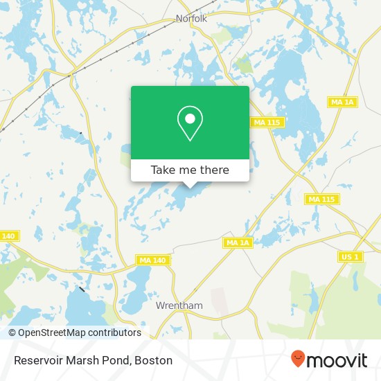 Mapa de Reservoir Marsh Pond