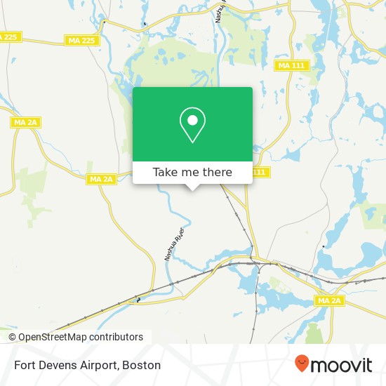 Mapa de Fort Devens Airport