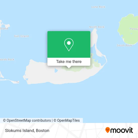 Slokums Island map