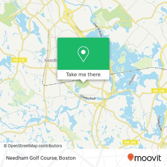 Mapa de Needham Golf Course