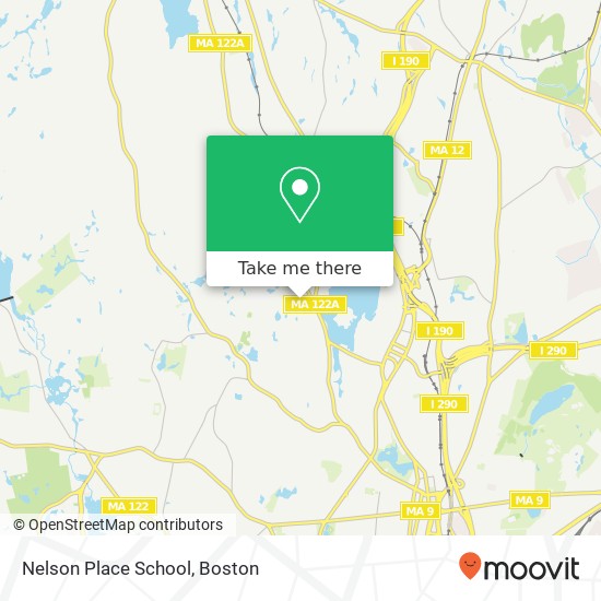 Mapa de Nelson Place School