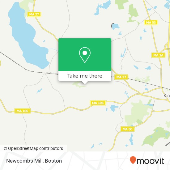 Mapa de Newcombs Mill