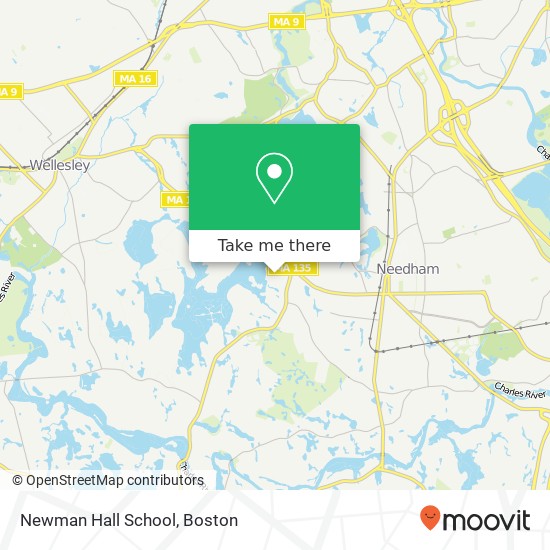 Mapa de Newman Hall School