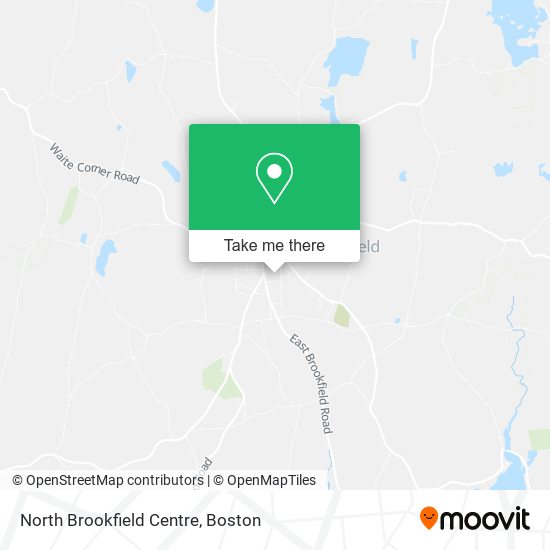 Mapa de North Brookfield Centre