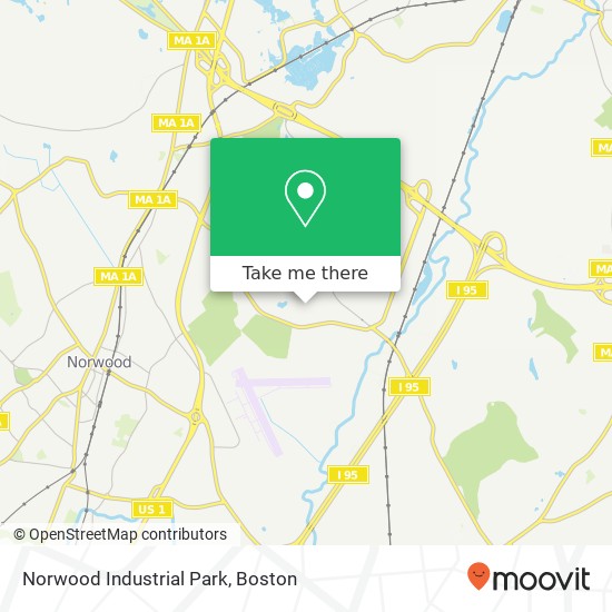 Mapa de Norwood Industrial Park