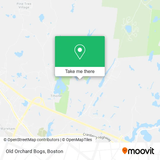 Old Orchard Bogs map