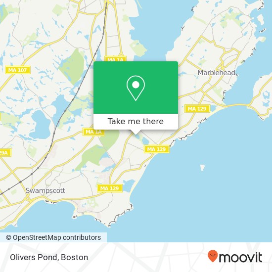 Olivers Pond map