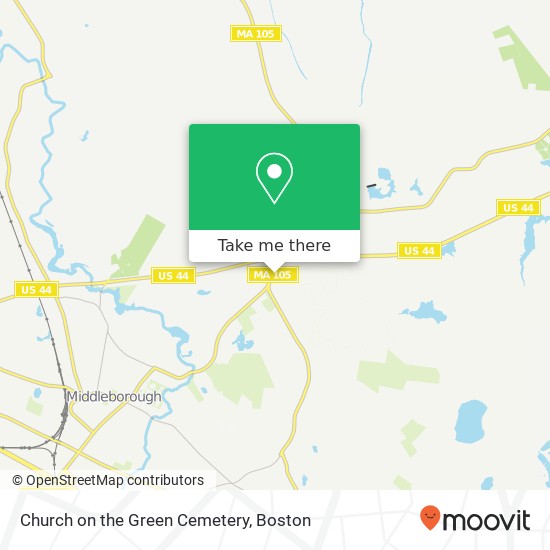 Church on the Green Cemetery map