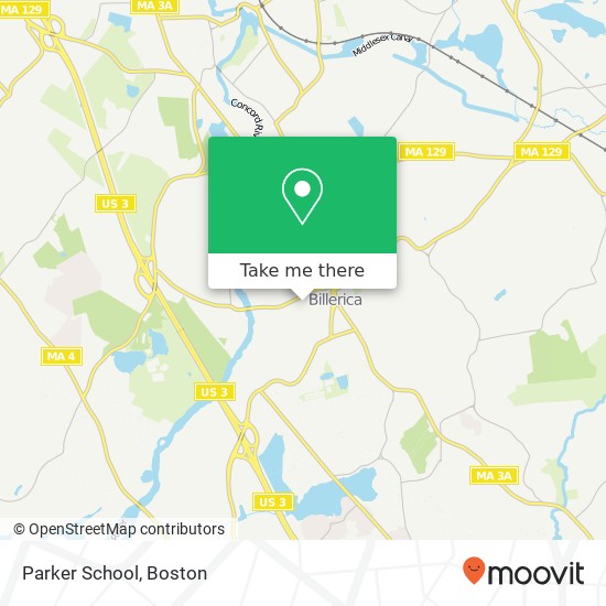 Mapa de Parker School