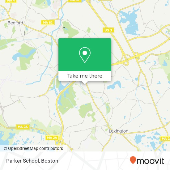 Mapa de Parker School