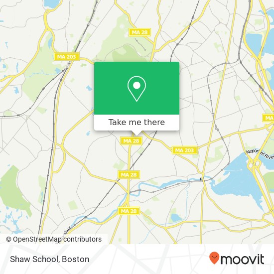 Shaw School map