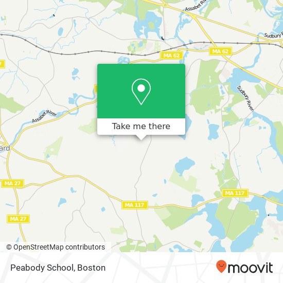 Mapa de Peabody School