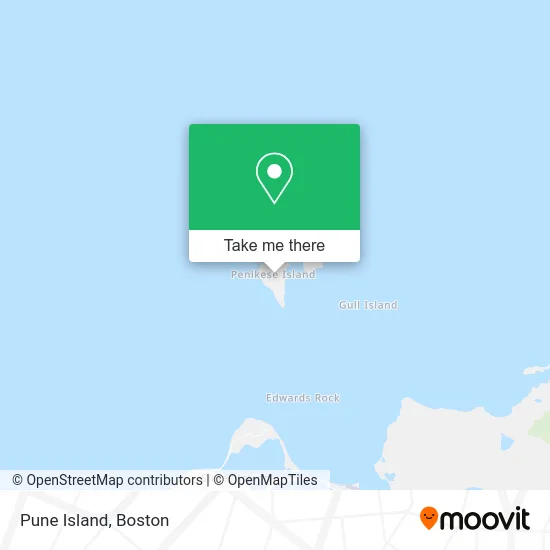 Pune Island map
