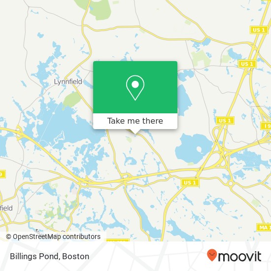 Billings Pond map