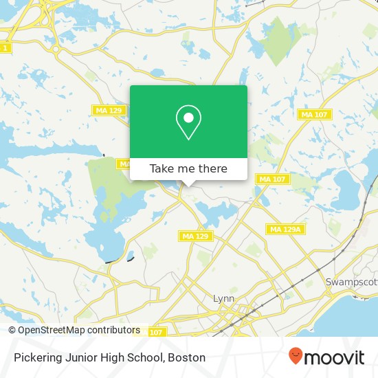 Pickering Junior High School map