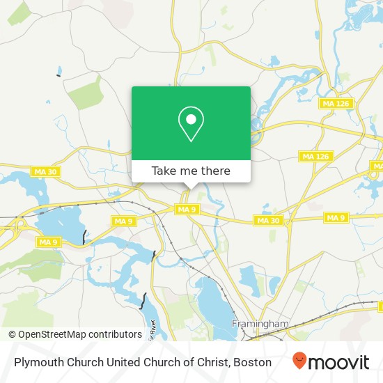 Mapa de Plymouth Church United Church of Christ