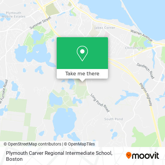 Plymouth Carver Regional Intermediate School map