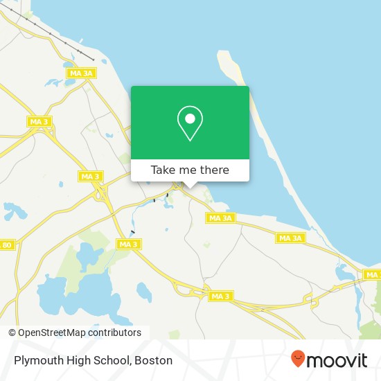 Mapa de Plymouth High School