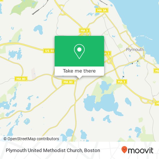 Plymouth United Methodist Church map