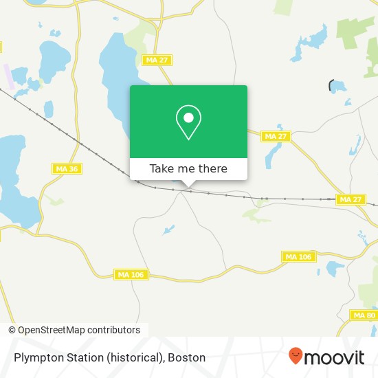 Mapa de Plympton Station (historical)