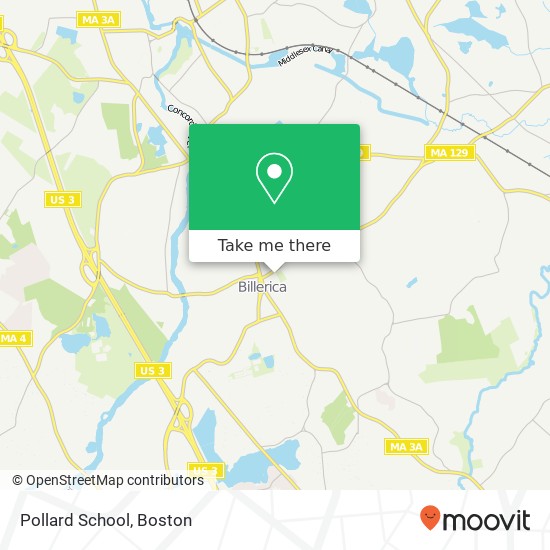 Mapa de Pollard School