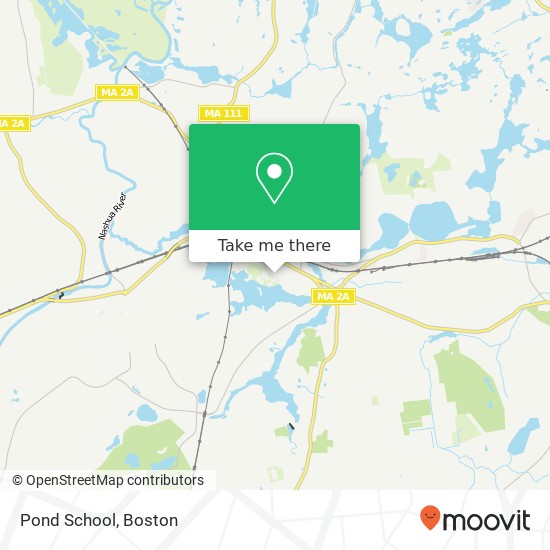 Mapa de Pond School