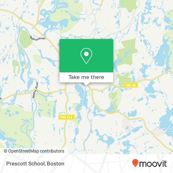 Mapa de Prescott School