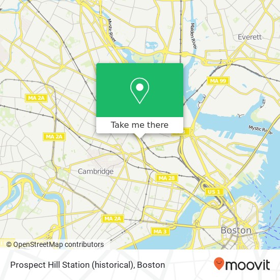 Mapa de Prospect Hill Station (historical)