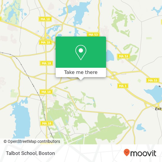 Talbot School map