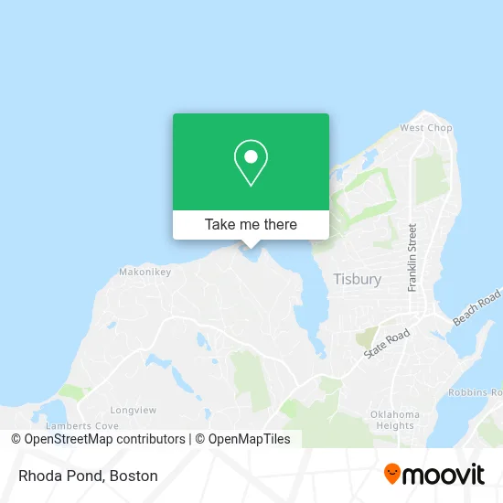 Rhoda Pond map