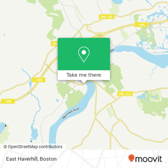 East Haverhill map