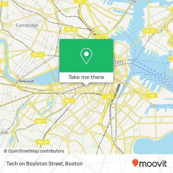 Mapa de Tech on Boylston Street