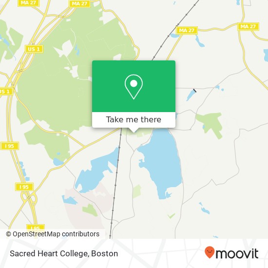 Mapa de Sacred Heart College