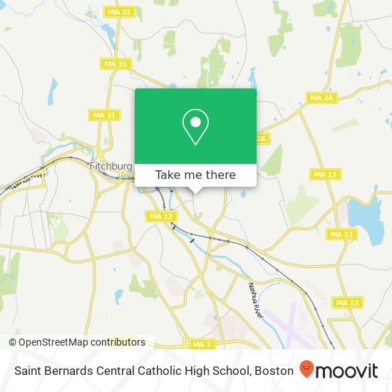 Mapa de Saint Bernards Central Catholic High School