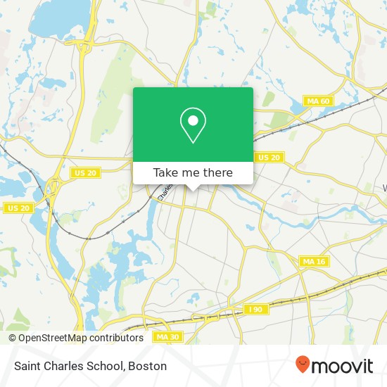 Mapa de Saint Charles School