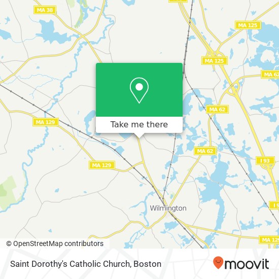 Saint Dorothy's Catholic Church map