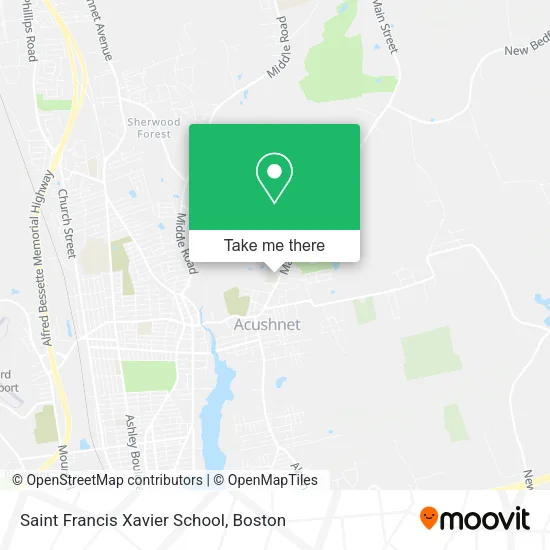 Saint Francis Xavier School map
