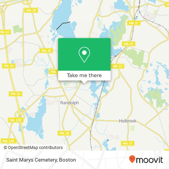 Mapa de Saint Marys Cemetery