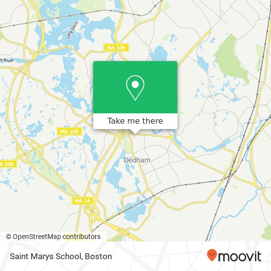 Mapa de Saint Marys School