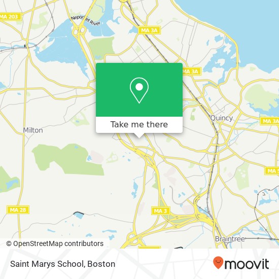 Mapa de Saint Marys School